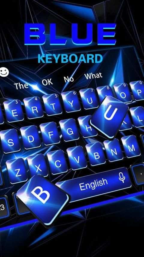 Blue Classic Keyboard स्क्रीनशॉट 2