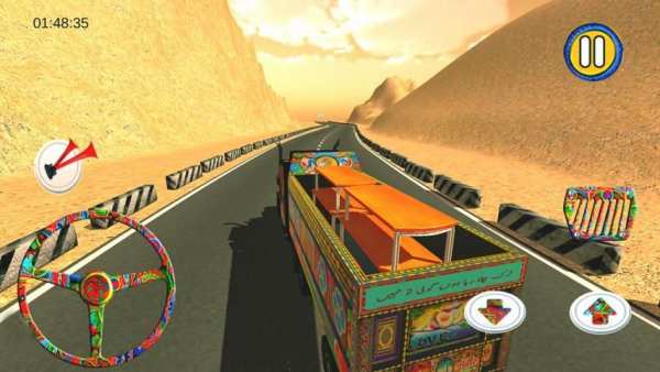 PK Cargo Truck Driving स्क्रीनशॉट 1