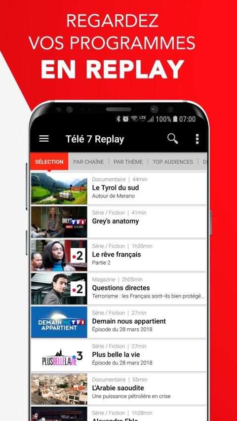 Télé 7 – Programme TV & Replay screenshot 12