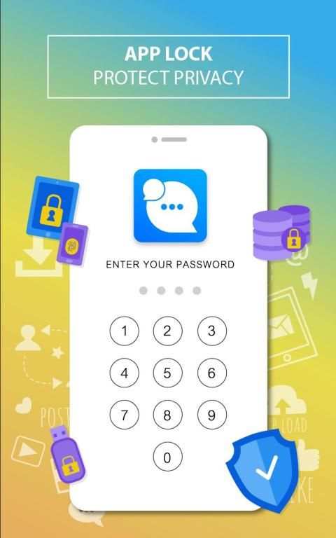 Lite messenger - messenger tema & kunci screenshot 2