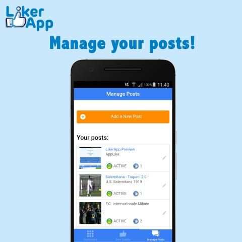 LikerApp स्क्रीनशॉट 1