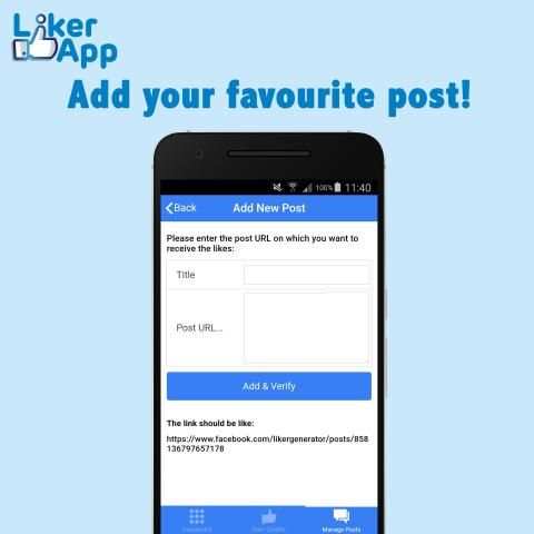 LikerApp स्क्रीनशॉट 2