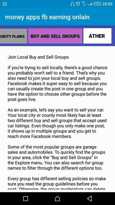 Make money on Facebook screenshot 5