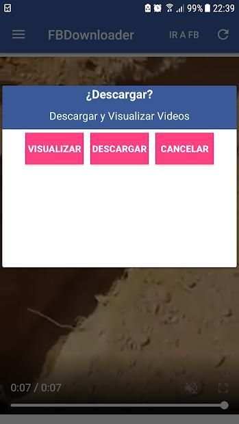 Descargar Videos de fb screenshot 1