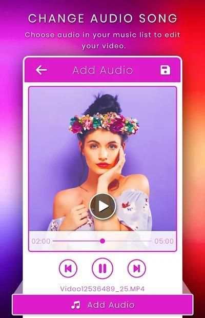 Video Mixer - Add or Remove Audio From Video स्क्रीनशॉट 4