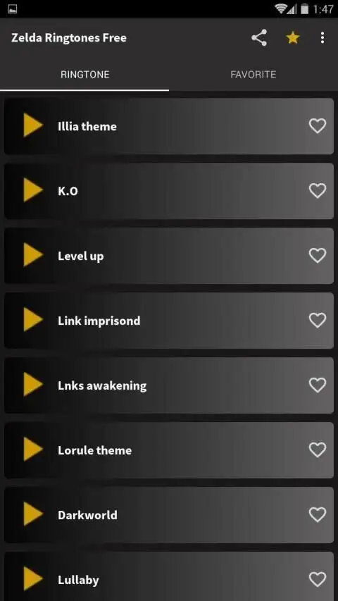 Zelda Ringtones Free screenshot 6