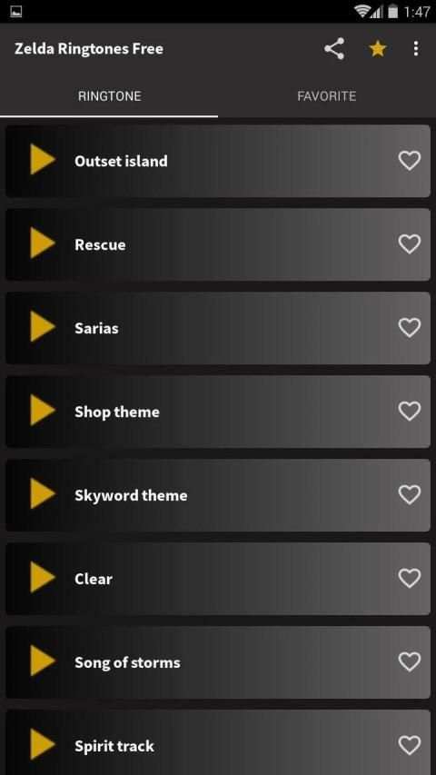 Zelda Ringtones Free 2 تصوير الشاشة