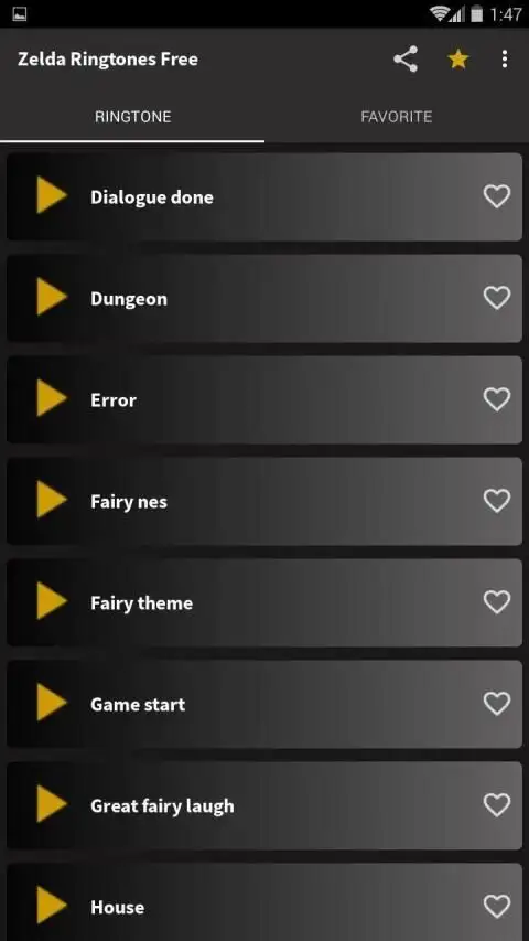 Zelda Ringtones Free screenshot 1