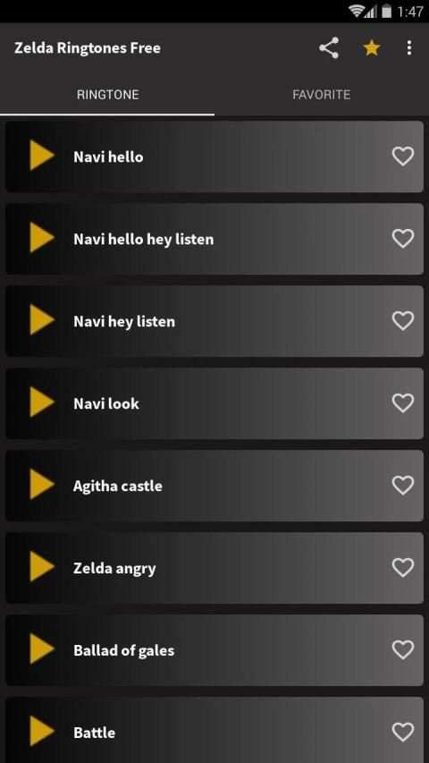 Zelda Ringtones Free स्क्रीनशॉट 3