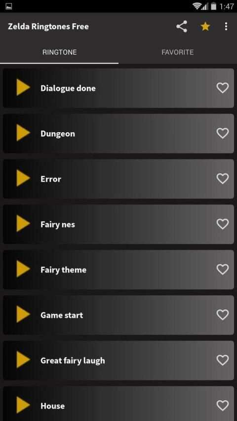 Zelda Ringtones Free स्क्रीनशॉट 1