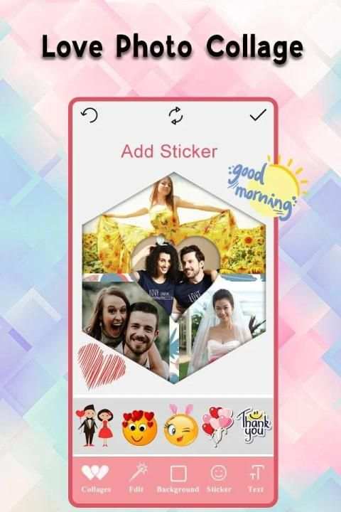 Love Photo Collage Maker : Photo Grid Editor screenshot 2