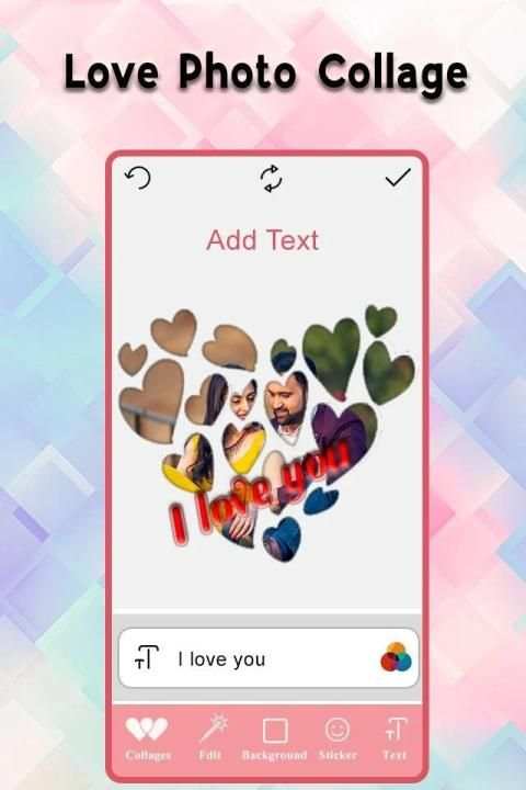 Love Photo Collage Maker : Photo Grid Editor screenshot 1