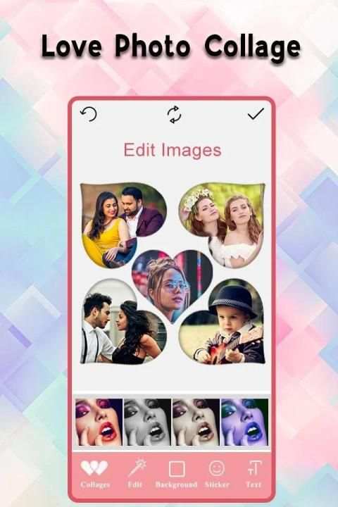 Love Photo Collage Maker : Photo Grid Editor screenshot 4