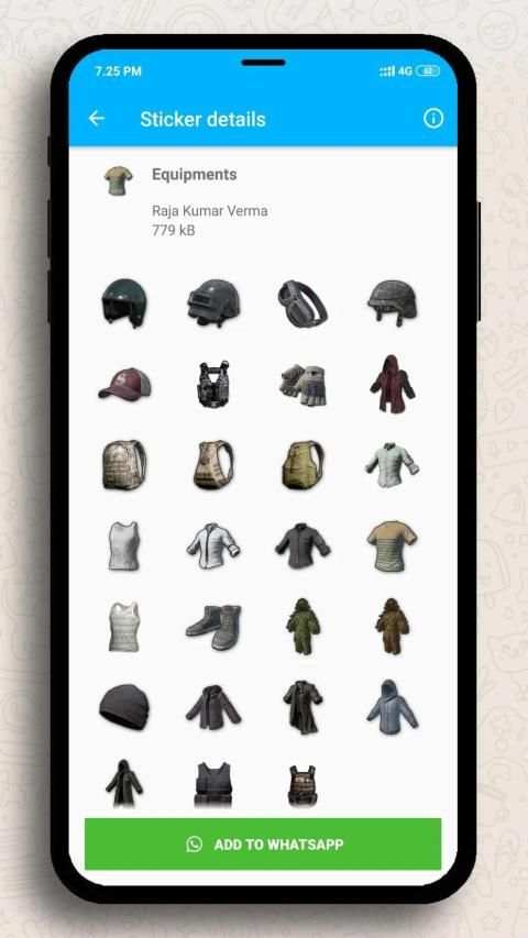WAStickerApps For PUB-G screenshot 3