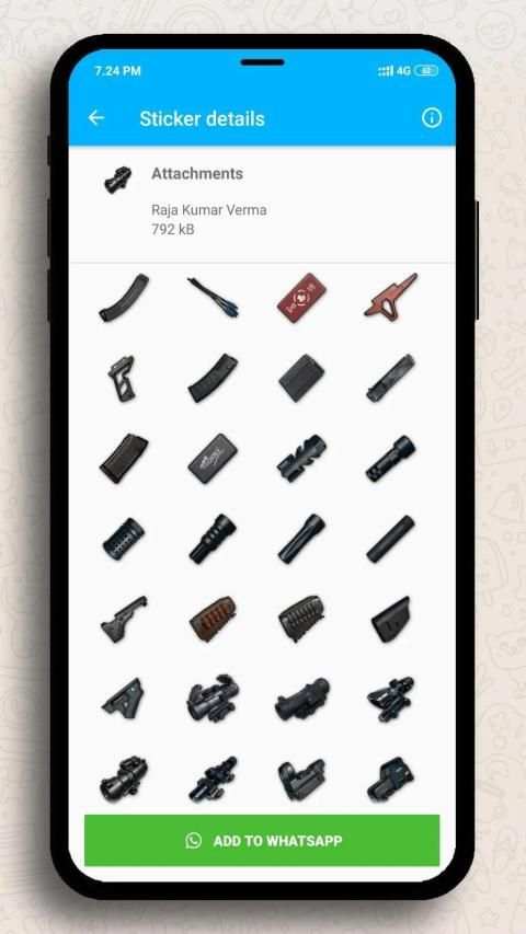 WAStickerApps For PUB-G screenshot 1