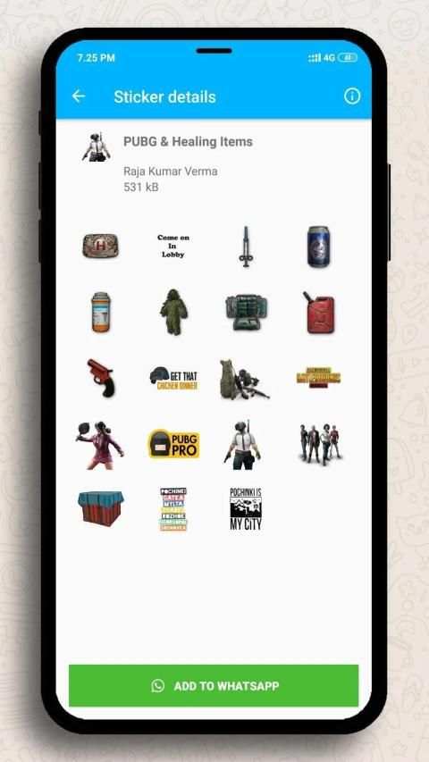 WAStickerApps For PUB-G screenshot 2