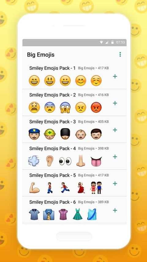 Big Emoji Sticker: Large Emojis for Chat Messenger screenshot 16