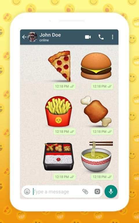 Big Emoji Sticker: Large Emojis for Chat Messenger screenshot 4
