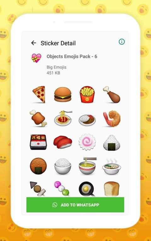Big Emoji Sticker: Large Emojis for Chat Messenger screenshot 5