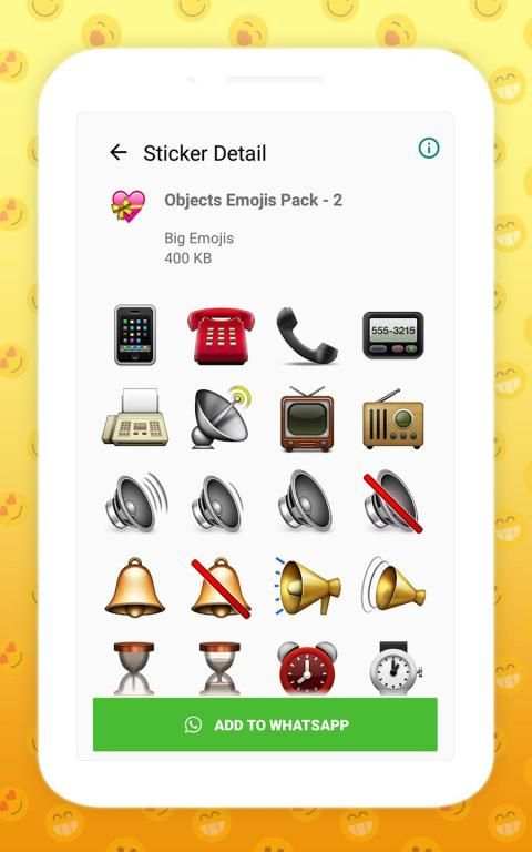 Big Emoji Sticker: Large Emojis for Chat Messenger screenshot 1