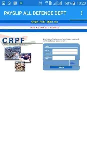 PAYSLIP ALL DEFENCE DEPT screenshot 3