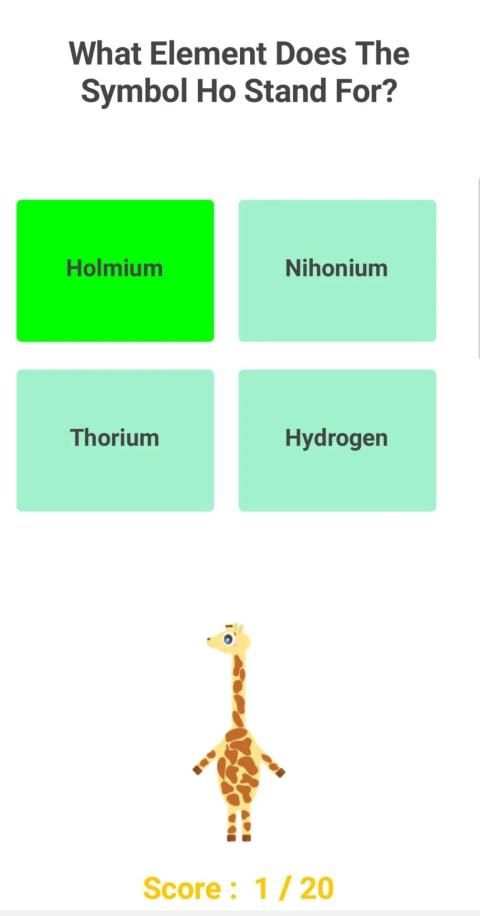 Periodic Table Game screenshot 2
