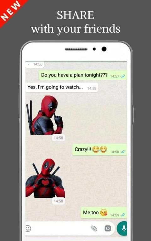Deadpool Stickers For WhatsApp - New WAStickerApps screenshot 4