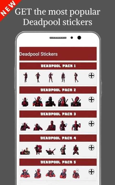 Deadpool Stickers For WhatsApp - New WAStickerApps screenshot 5