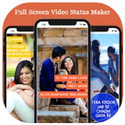Full Screen Photo Lyrical Video Status Maker 2018