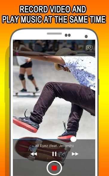 camera video recorder with music 4 تصوير الشاشة