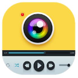 camera video recorder with music icon