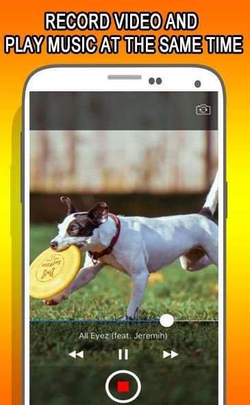 camera video recorder with music 3 تصوير الشاشة