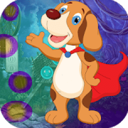 Best Escape Games 100 Superhero Dog Escape Game icon
