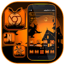 ikon Halloween Dark Night Launcher Theme