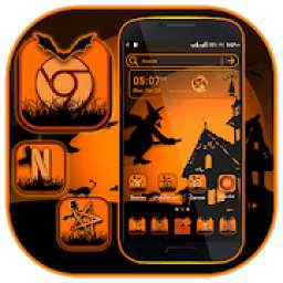 Halloween Dark Night Launcher Theme