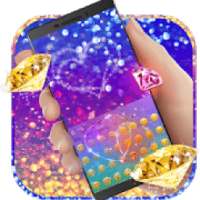 Glitter keyboard theme on 9Apps