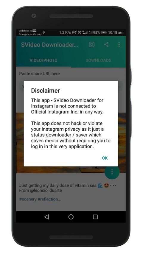 SVideo Downloader for Instagram (Photos ,Videos) screenshot 1
