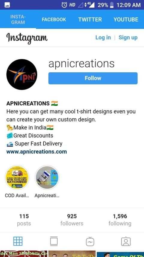 Apnicreations Online Shopping App screenshot 1