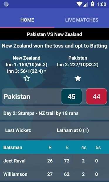 Cricket Live Line screenshot 2