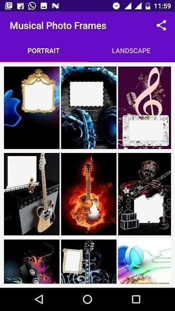Musical Photo Frames screenshot 1