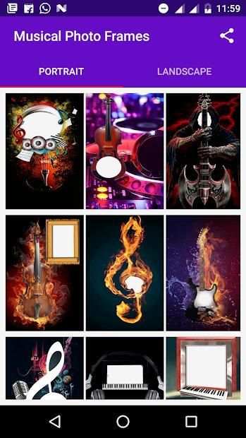 Musical Photo Frames screenshot 2