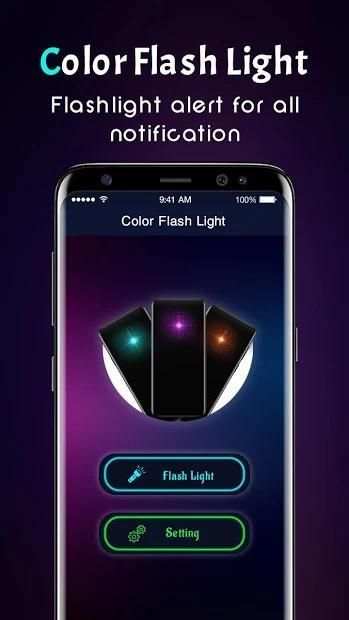 Color Flashlight : Torch LED Flashalert On Call screenshot 2
