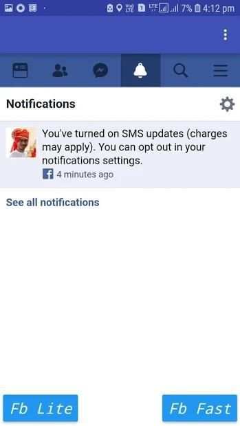Facebook Lite & Fast screenshot 2