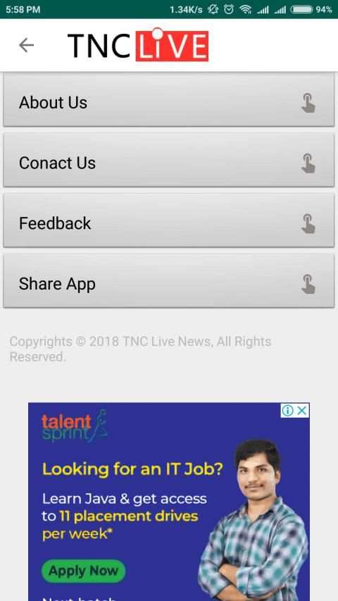 TNC News screenshot 2