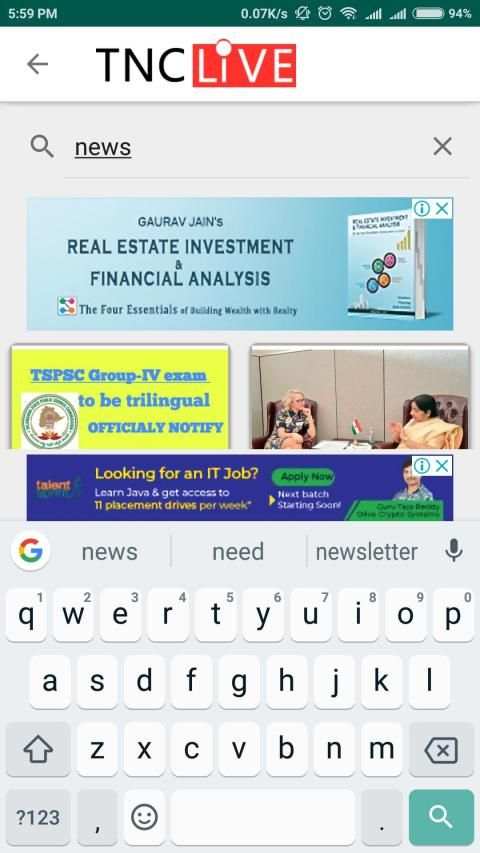 TNC News screenshot 1