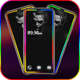 ikon Colorful Border Light - Edge Live Wallpaper Magic