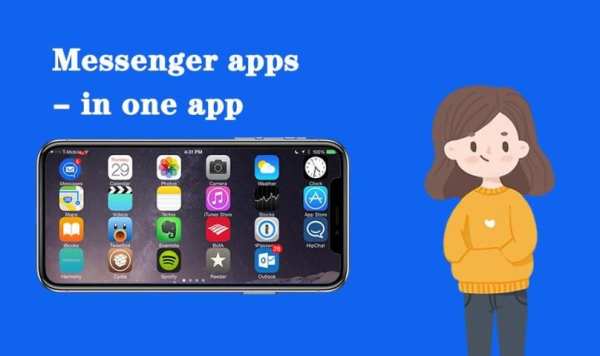 Messenger apps - in one app screenshot 2
