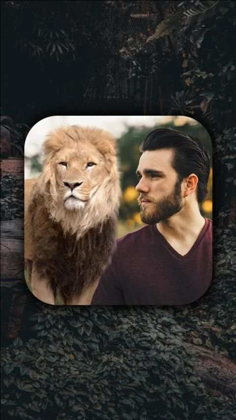 Lion Photo Editor: Tigers Photo Editor स्क्रीनशॉट 1