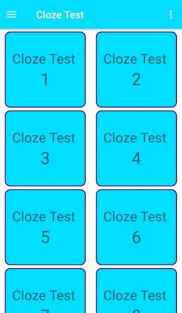 YDS Cloze Test скриншот 2