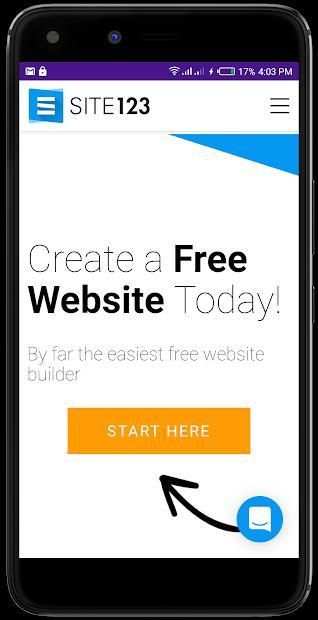 Site123 Wab Creator screenshot 2